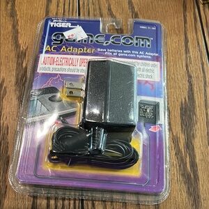 Black AC Adapter for game.com Systems
